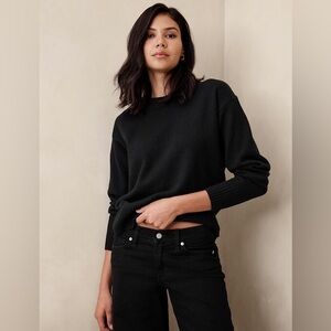 Banana Republic Factory Coveted Sweater L black
